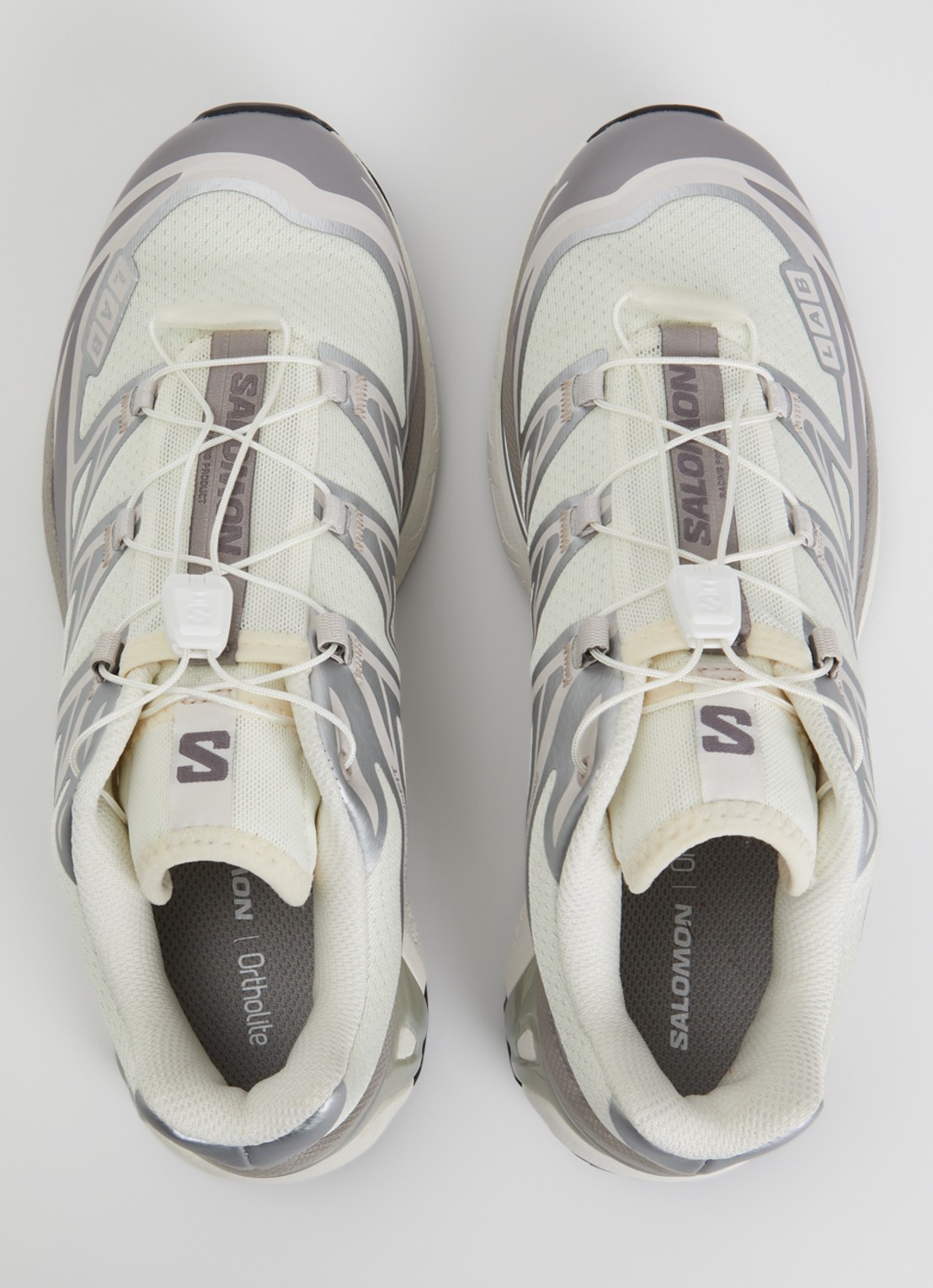 Salomon XT-6 sneaker met mesh details - detail 3 vanillegeel