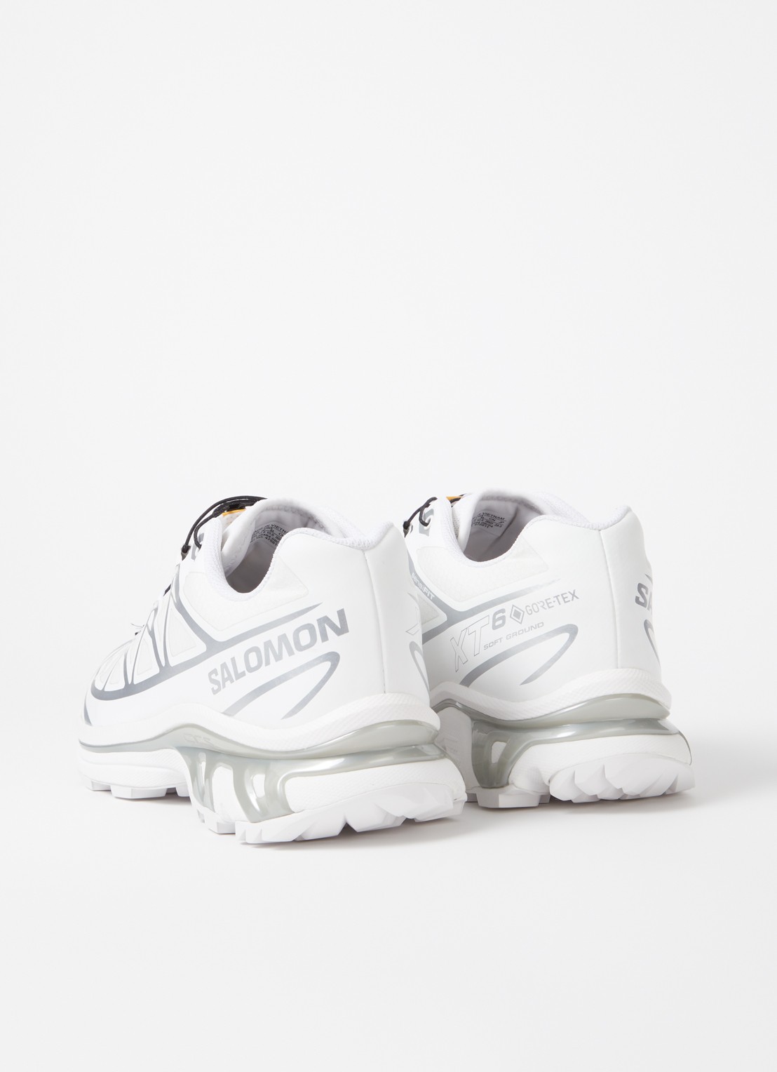 Salomon XT-6 sneaker met mesh details - achterkant wit