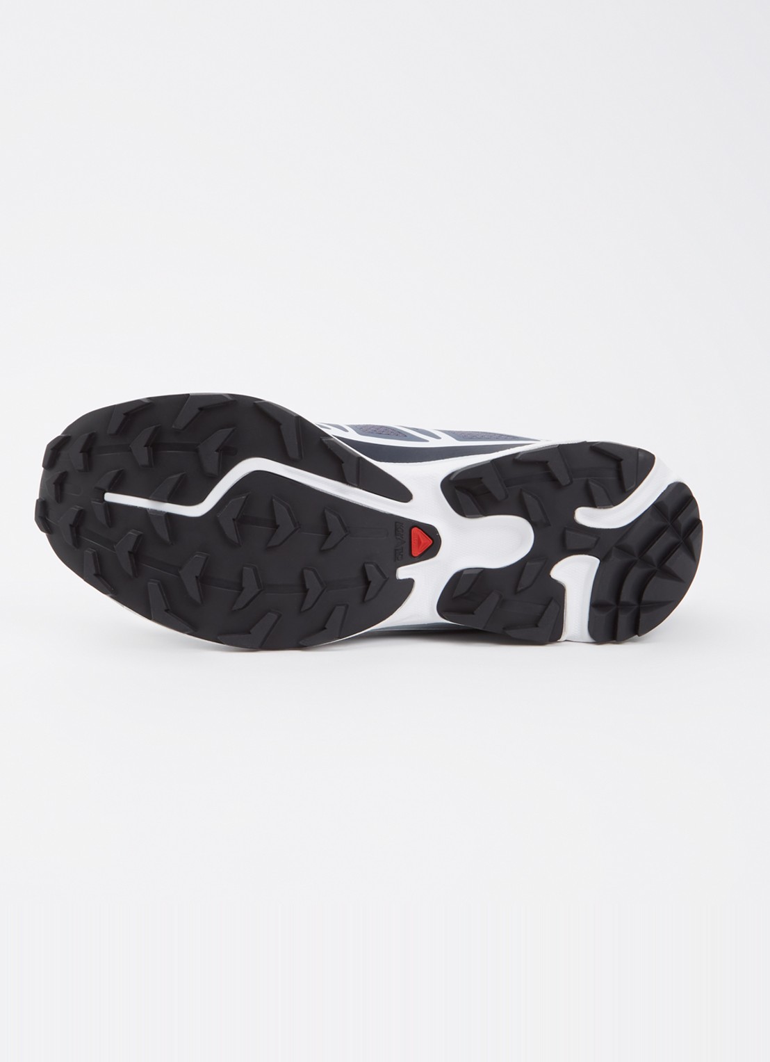 Salomon XT-6 sneaker met mesh details - detail 3 staalblauw