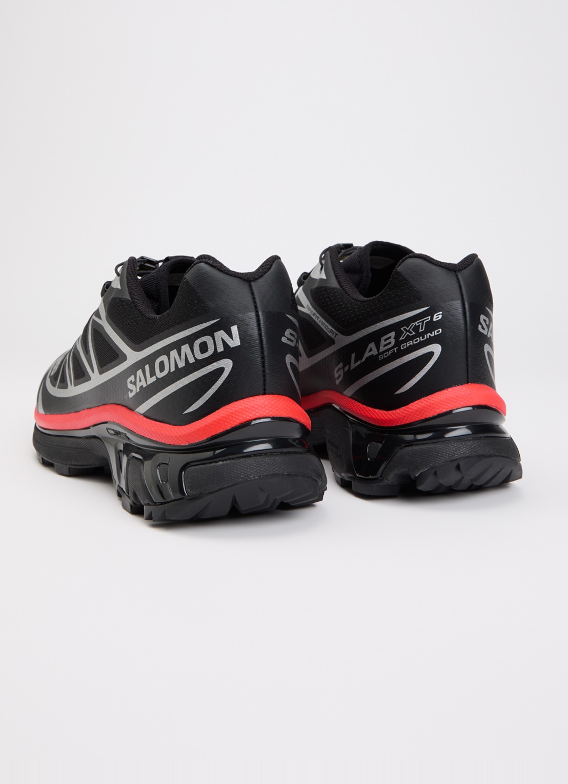 Salomon XT-6 sneaker met mesh details - achterkant 4 zwart