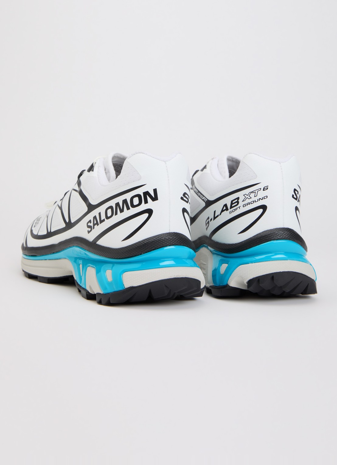 Salomon XT-6 sneaker met mesh details - achterkant 4 wit