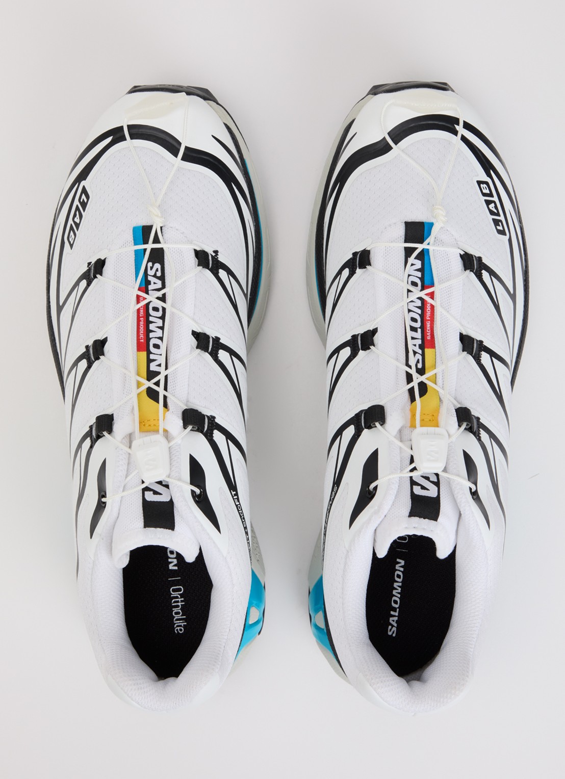 Salomon XT-6 sneaker met mesh details - detail 2 wit