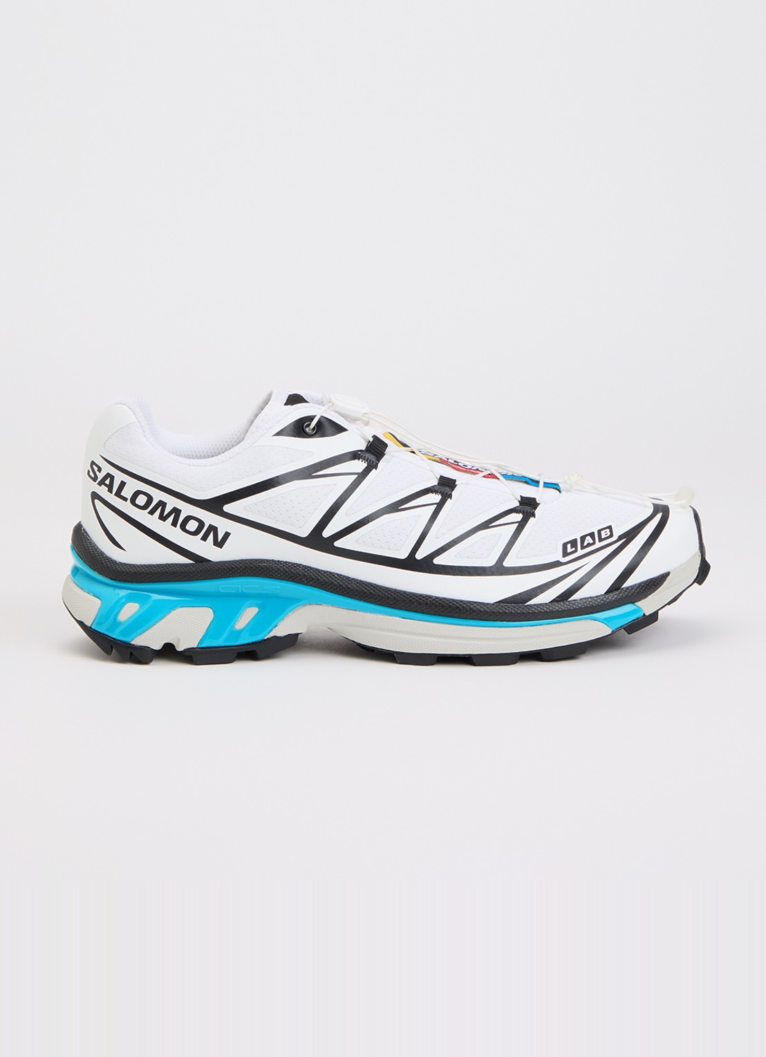 Salomon XT-6 sneaker met mesh details - voorkant 5 wit