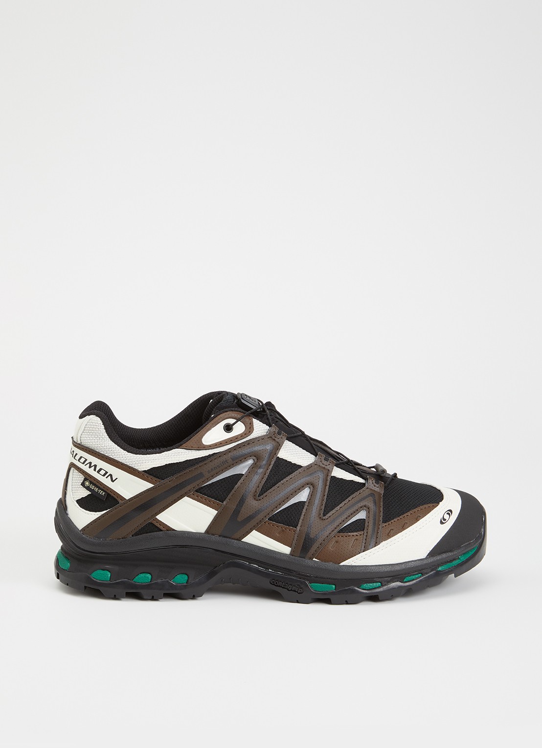 Salomon XT-Quest GTX sneaker met logo - voorkant bruin