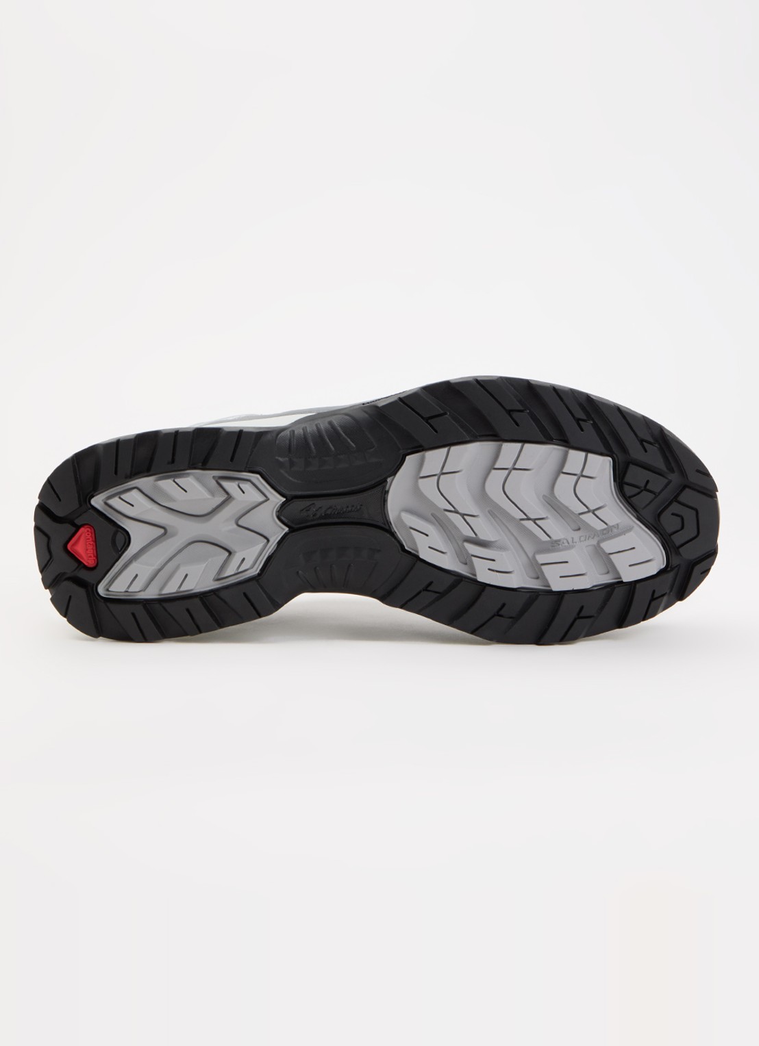 Salomon XT-Quest sneaker van mesh met logo - detail 5 lichtgrijs