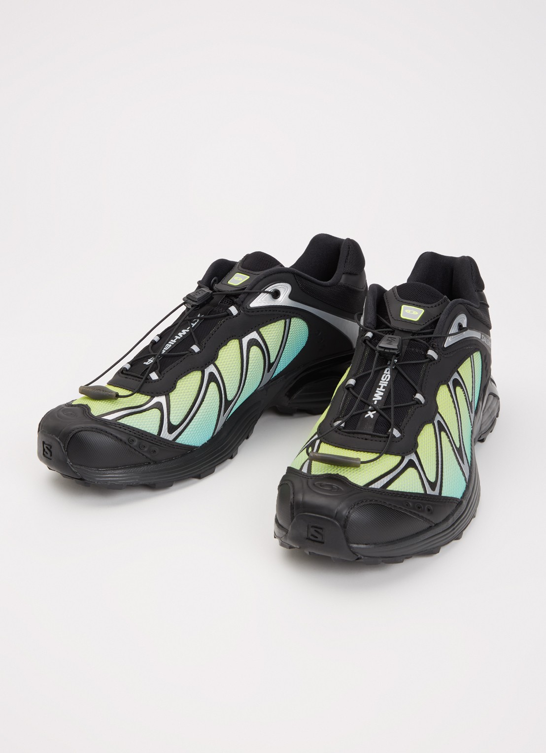 Salomon XT-Whisper sneaker met details van mesh - detail groen