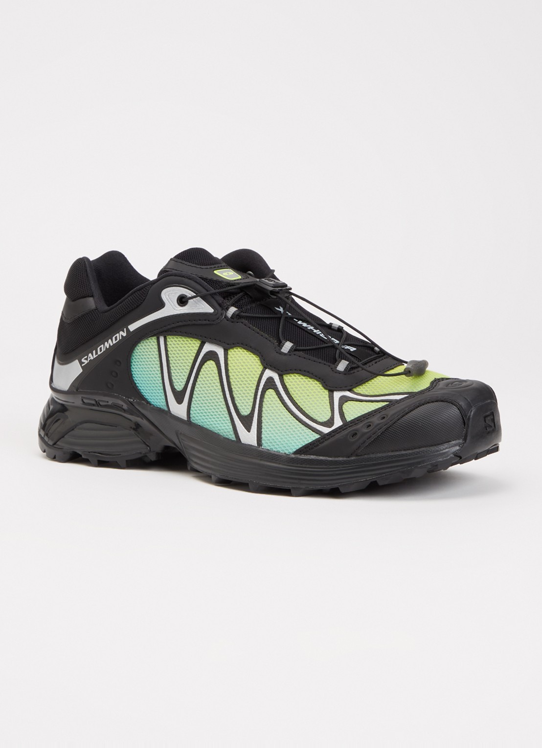 Salomon XT-Whisper sneaker met details van mesh - voorkant 4 groen