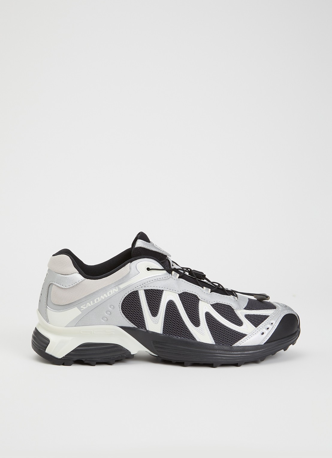 Salomon XT-Whisper sneaker met logo - voorkant 2 zwart