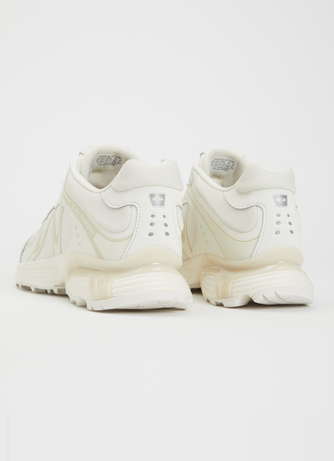 Salomon XT-Whisper sneaker met logo - achterkant 4 ivoor