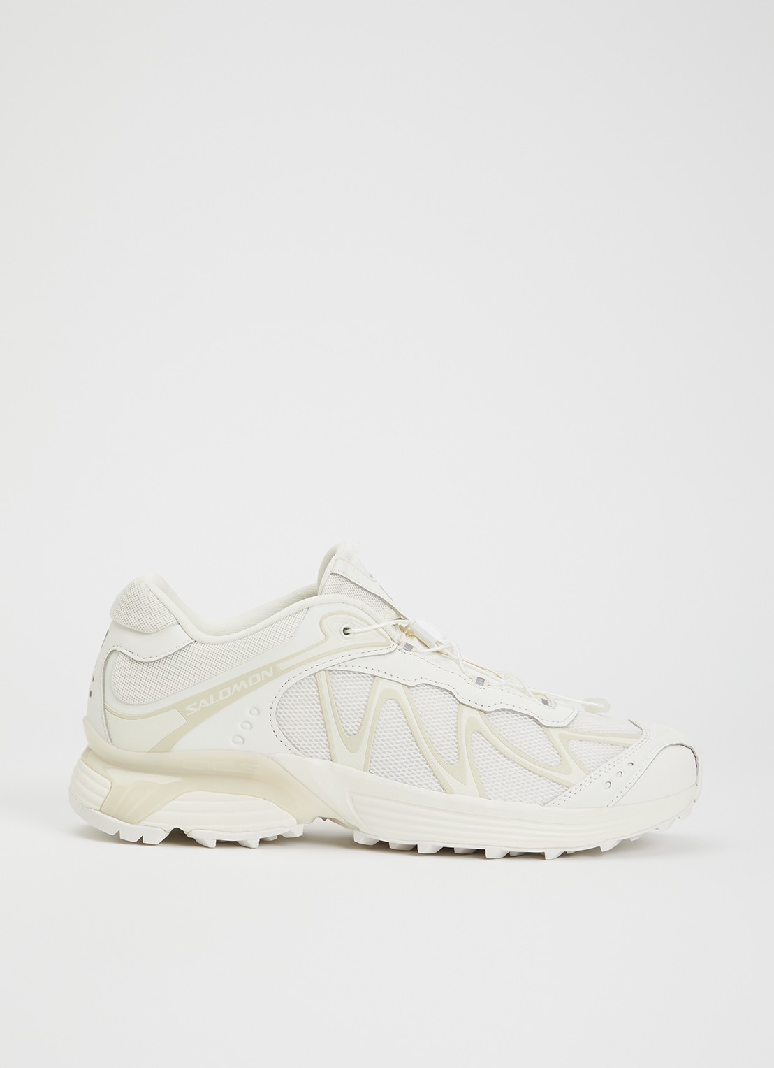 Salomon XT-Whisper sneaker met logo - voorkant 5 ivoor