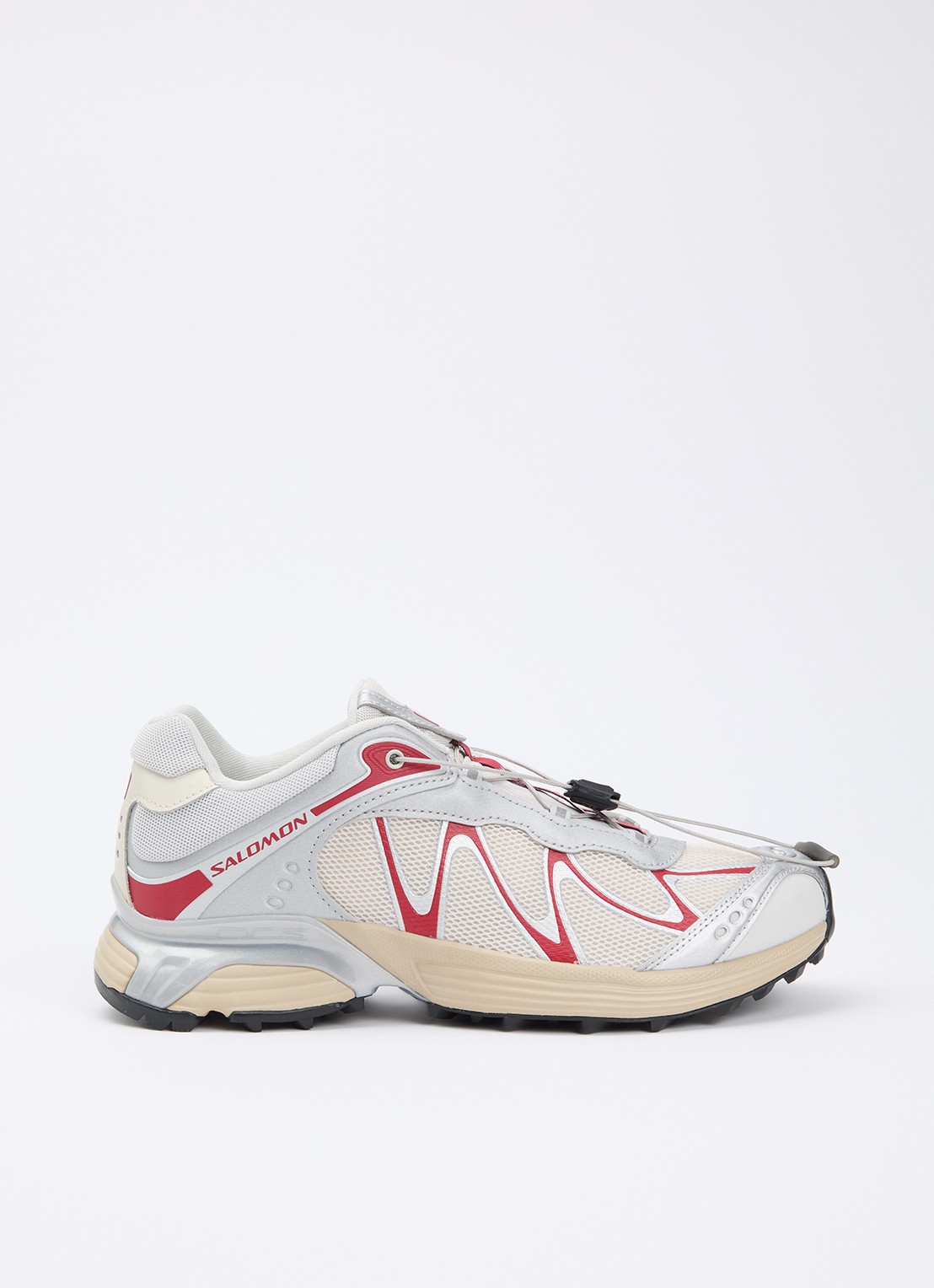 Salomon XT-Whisper sneaker met mesh details - voorkant 2 creme