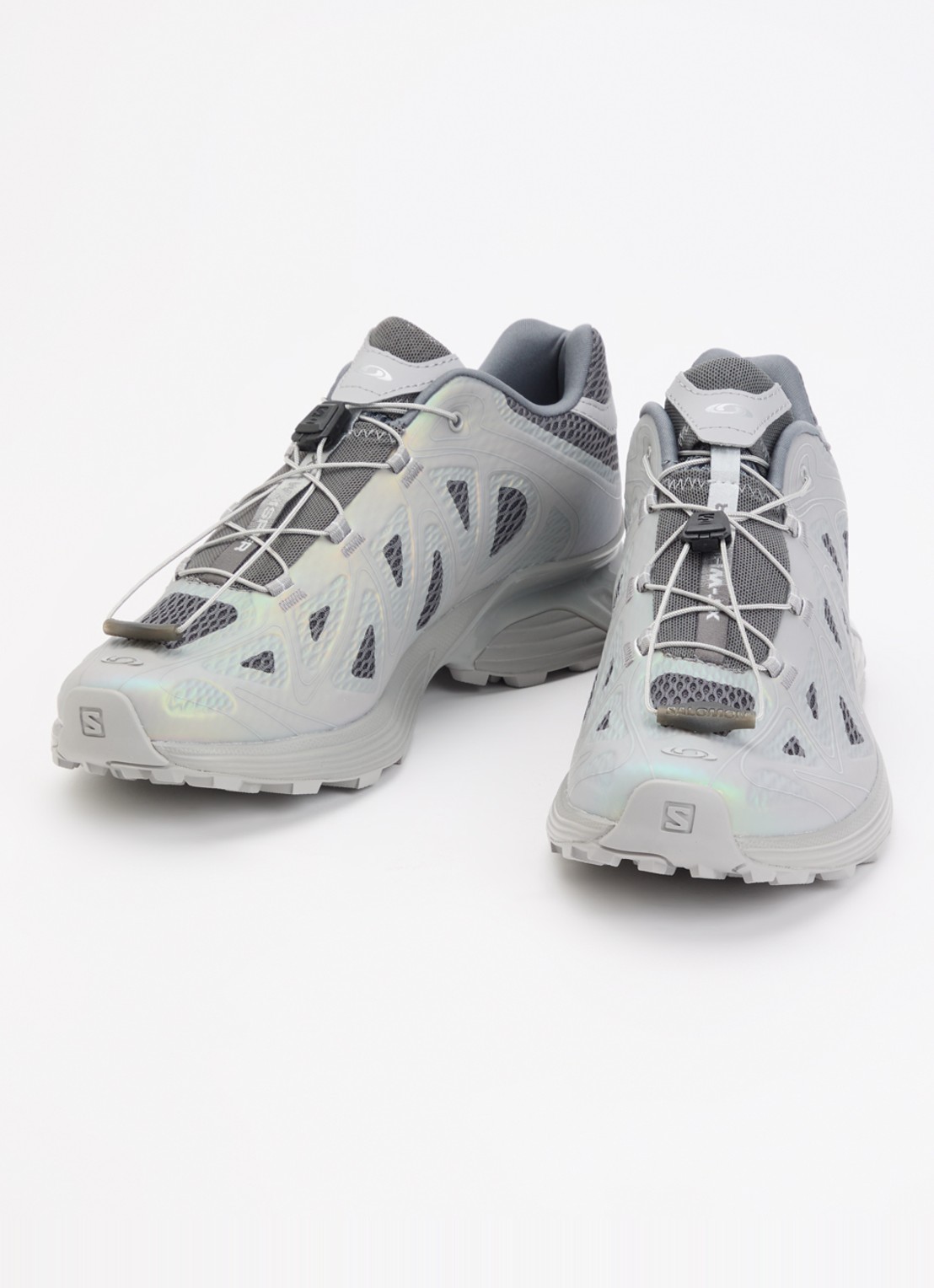 Salomon XT-Whisper sneaker met mesh details - detail 3 grijs