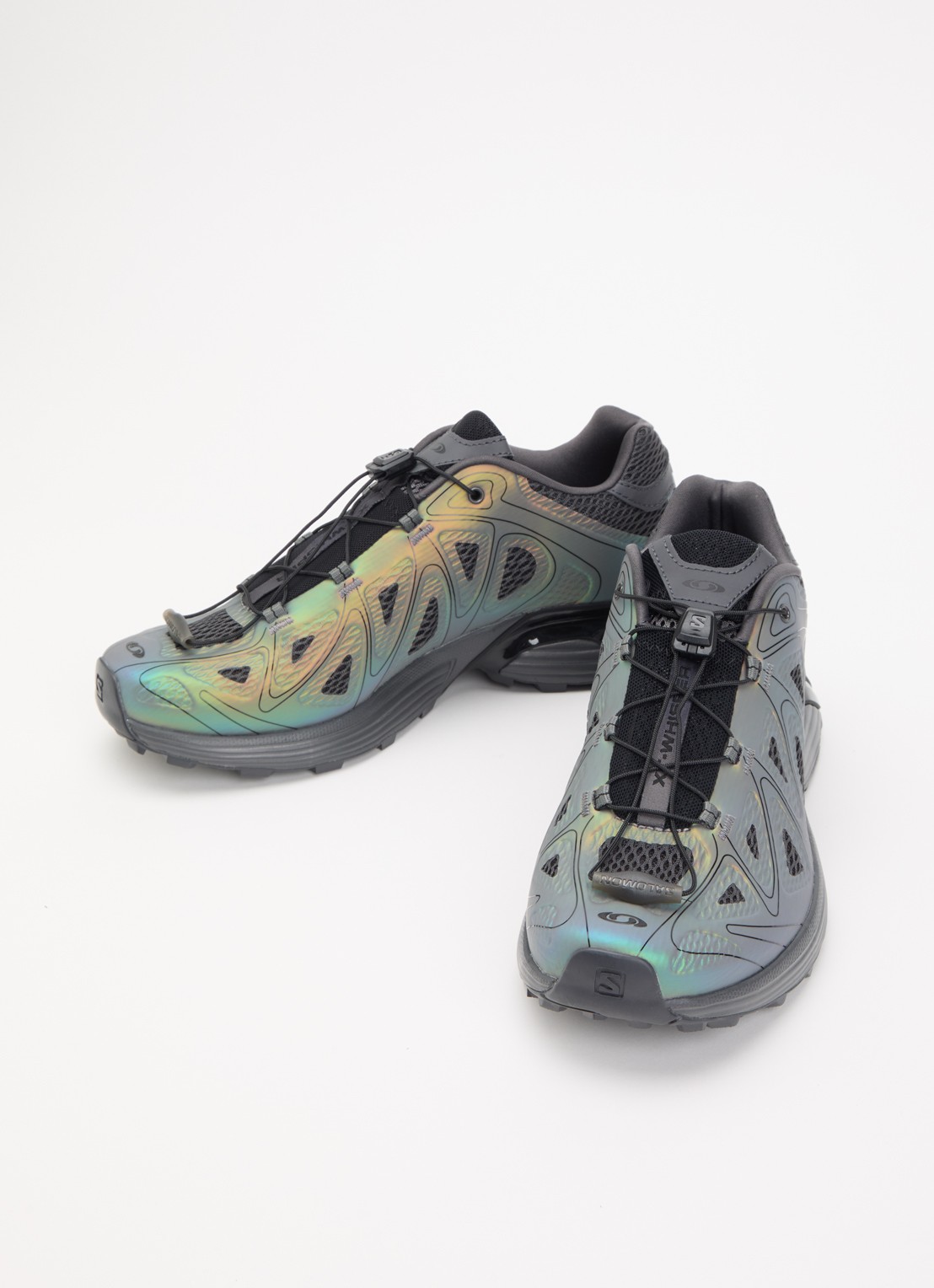 Salomon XT-Whisper sneaker met mesh details - detail 2 antraciet
