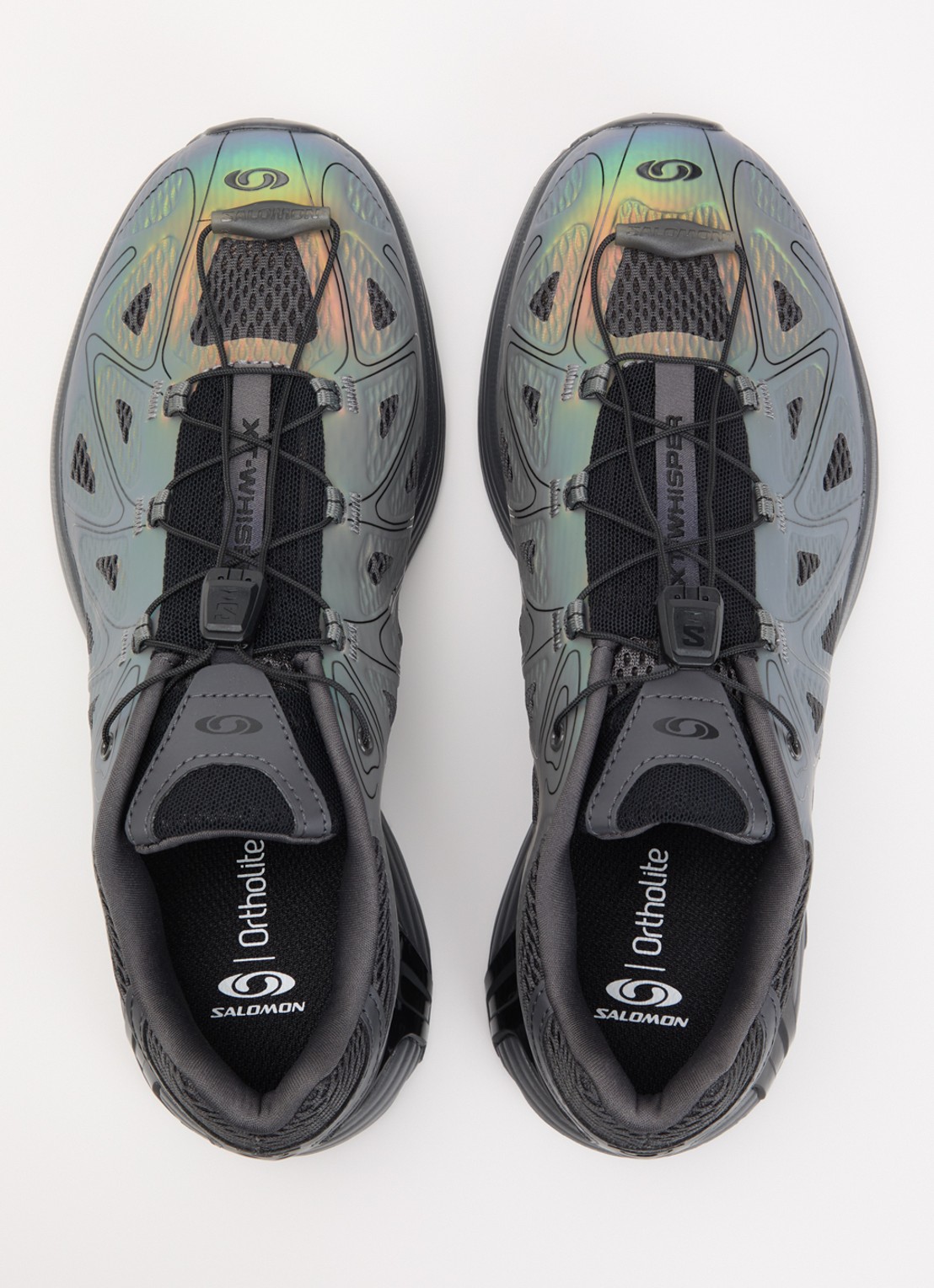 Salomon XT-Whisper sneaker met mesh details - detail 3 antraciet