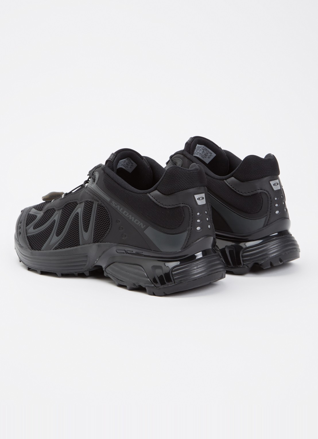 Salomon XT-Whisper sneaker met mesh details - achterkant zwart