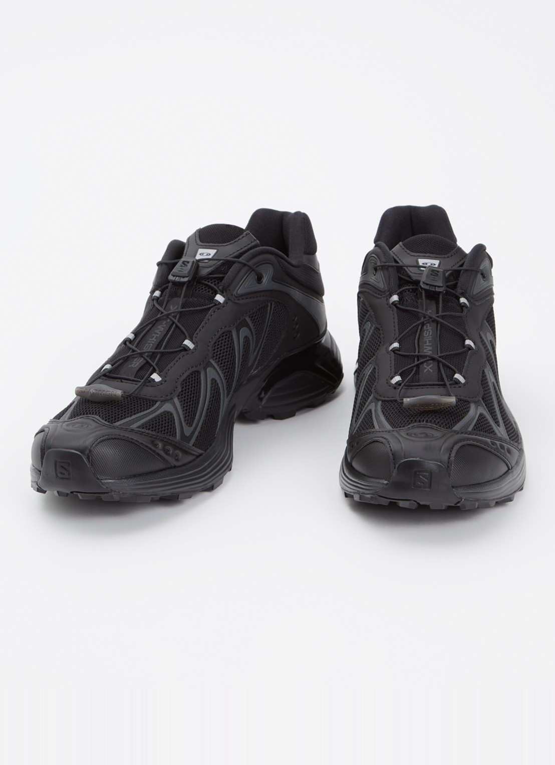 Salomon XT-Whisper sneaker met mesh details - detail 3 zwart