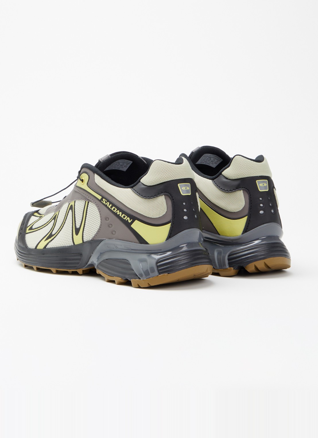 Salomon XT-Whisper sneaker met mesh details - achterkant 2 lichtgroen