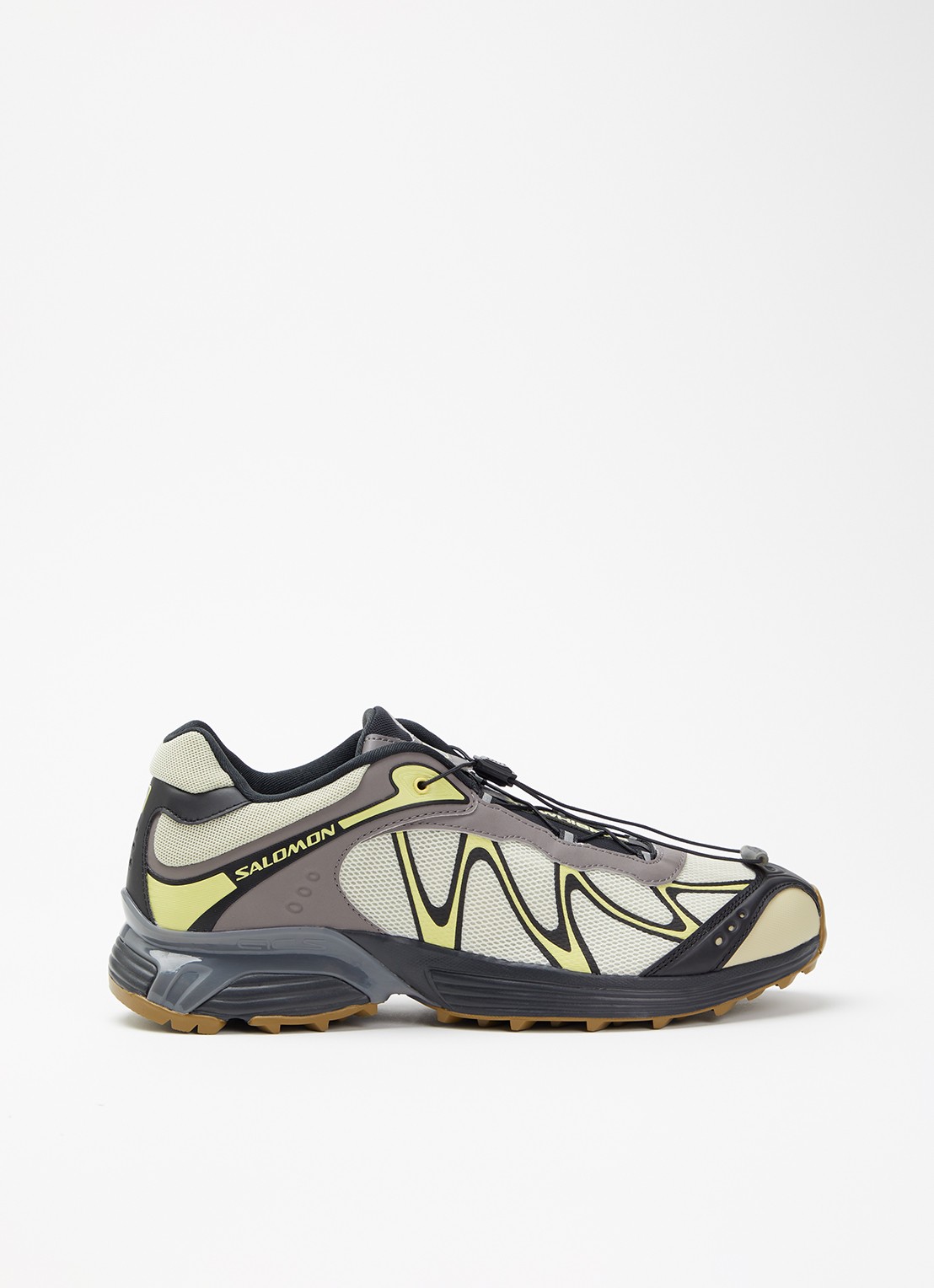 Salomon XT-Whisper sneaker met mesh details - voorkant lichtgroen