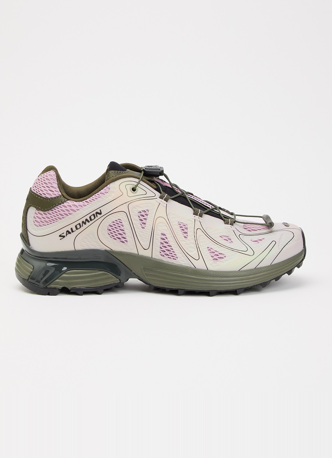 Salomon XT-Whisper Void sneaker met mesh details - voorkant lila