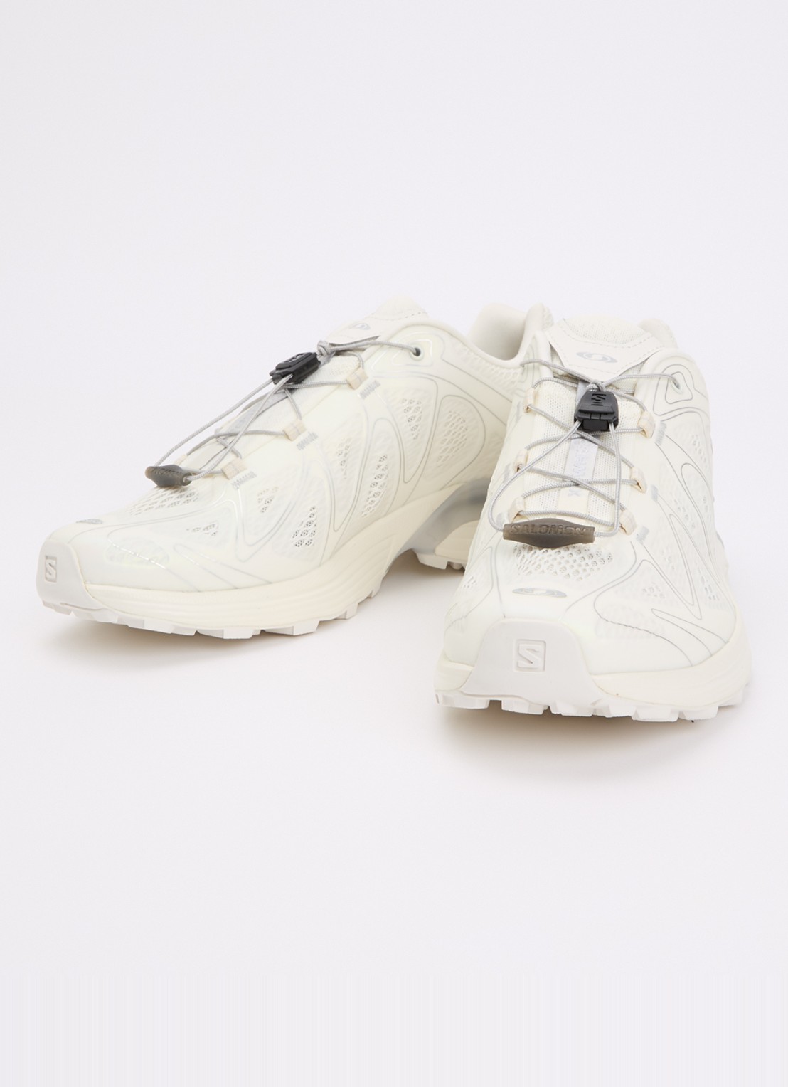 Salomon XT-Whisper Void sneaker met metallic finish - detail 3 gebroken wit