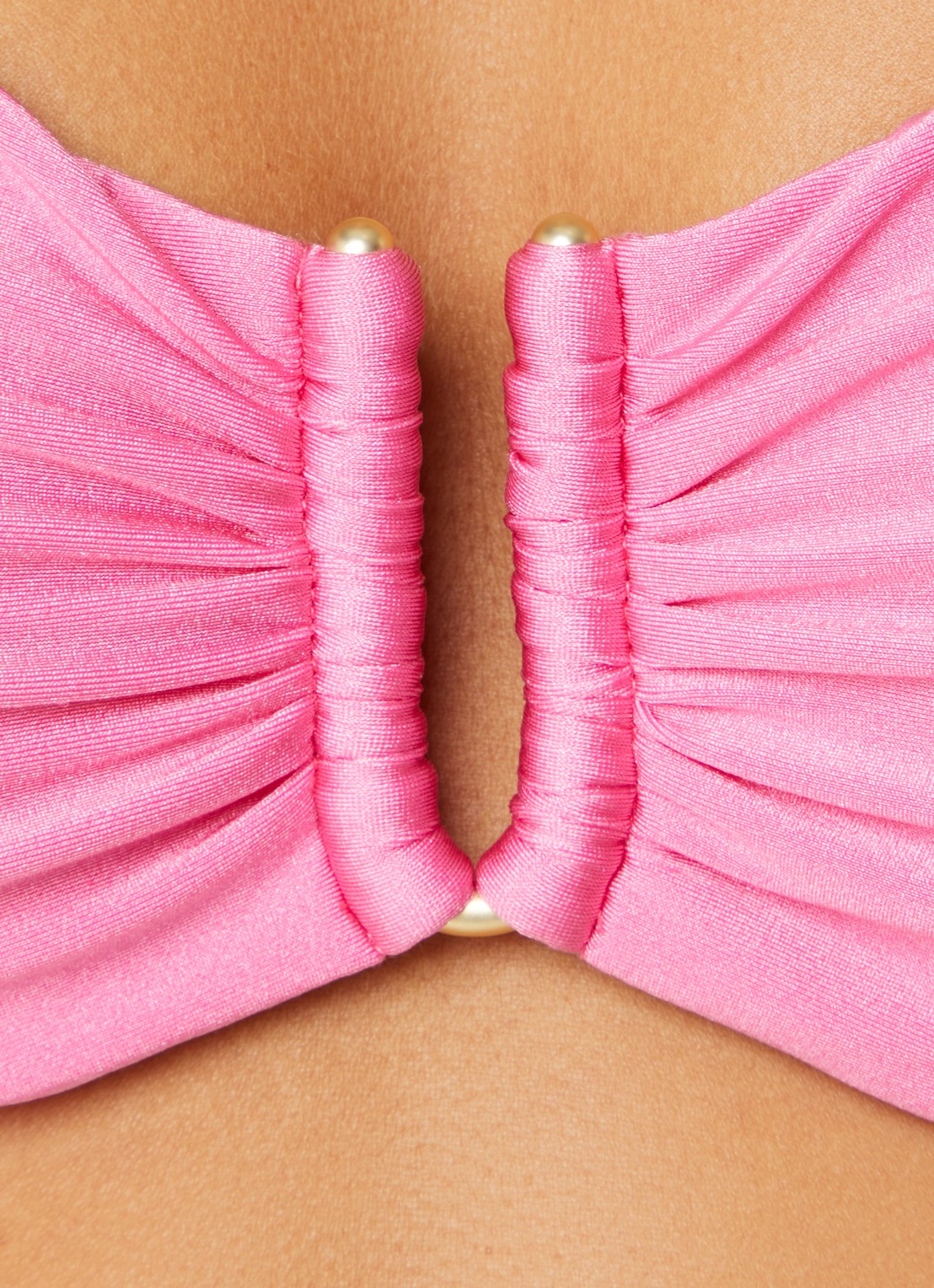 Sam Friday Aruba bandeau bikinitop met uitneembare padding  - detail 3 roze
