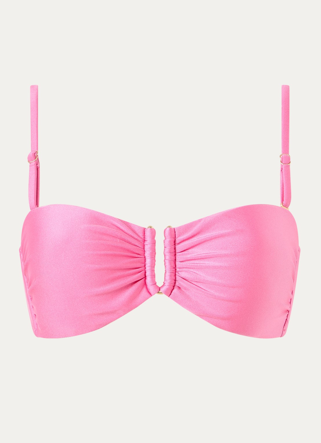 Sam Friday Aruba bandeau bikinitop met uitneembare padding  - voorkant 5 roze