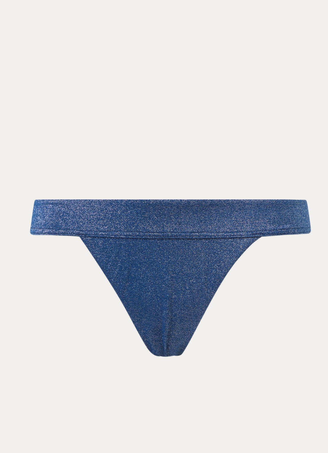 Sam Friday Cabana hipster bikinislip met lurex - voorkant indigo