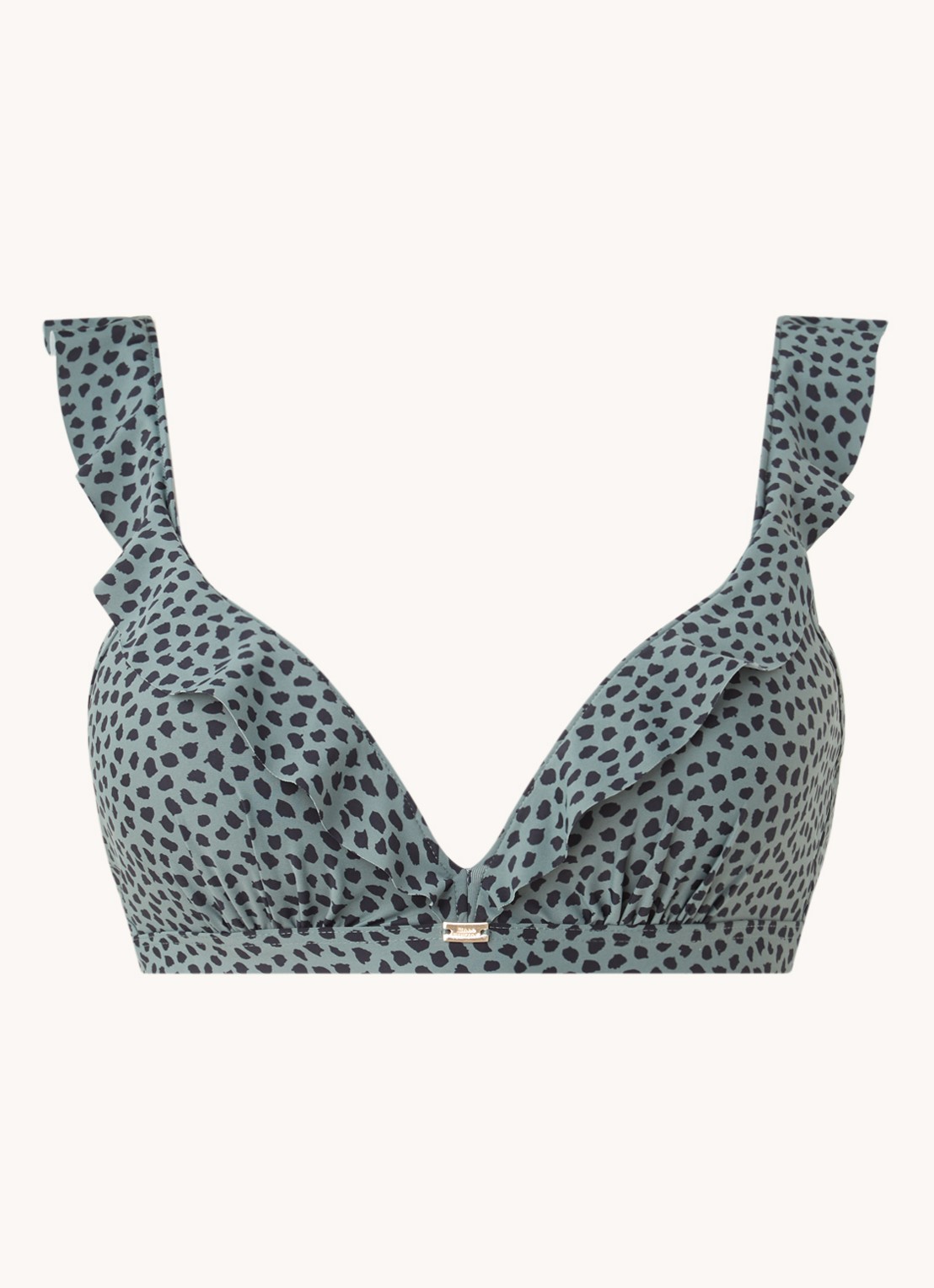 Sam Friday Cape voorgevormde bikinitop met beugel - voorkant 3 olijfgroen