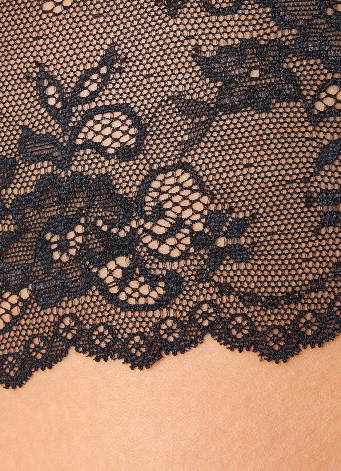 Sam Friday Celine hipster van kant - detail 5 zwart