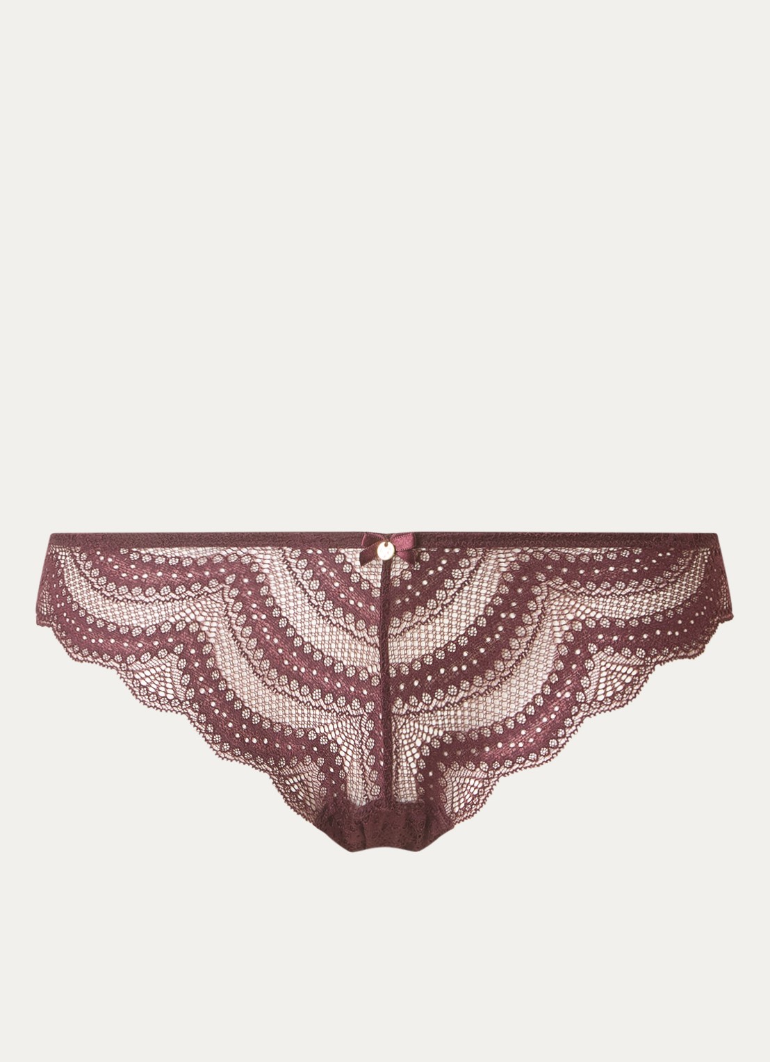 Sam Friday Celine tanga van kant - voorkant 4 bordeauxrood