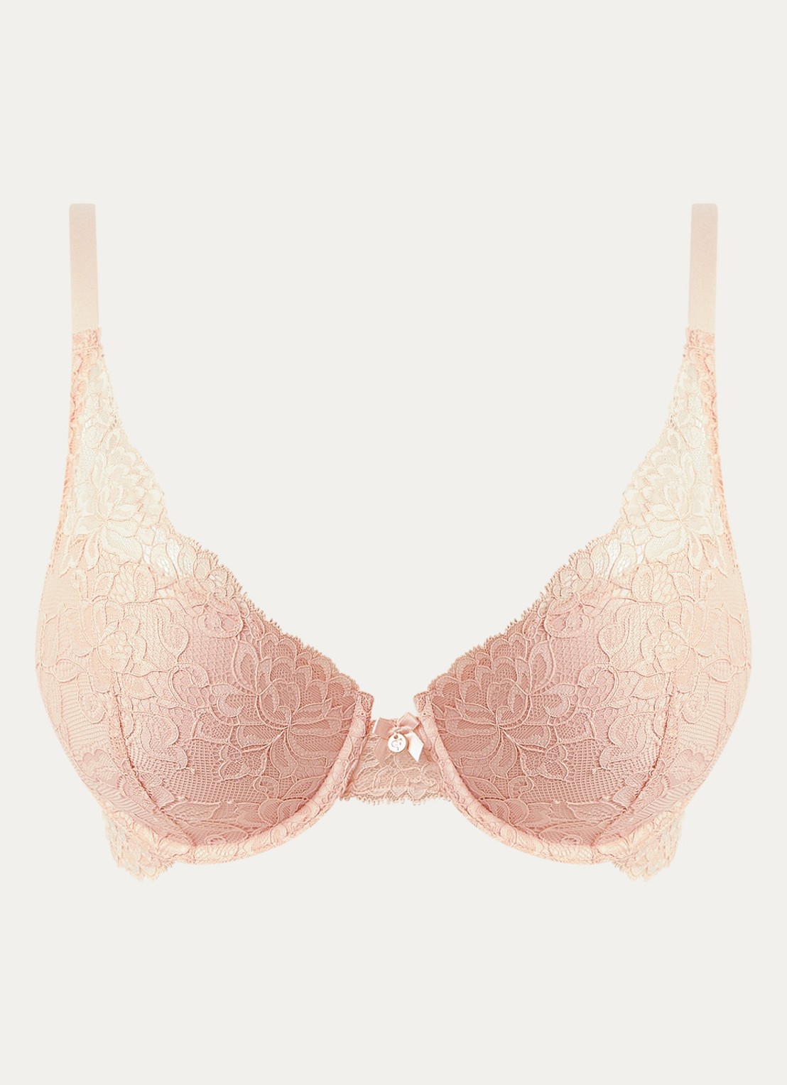 Sam Friday Demi push up bh met uitneembare vulling - voorkant zalmroze