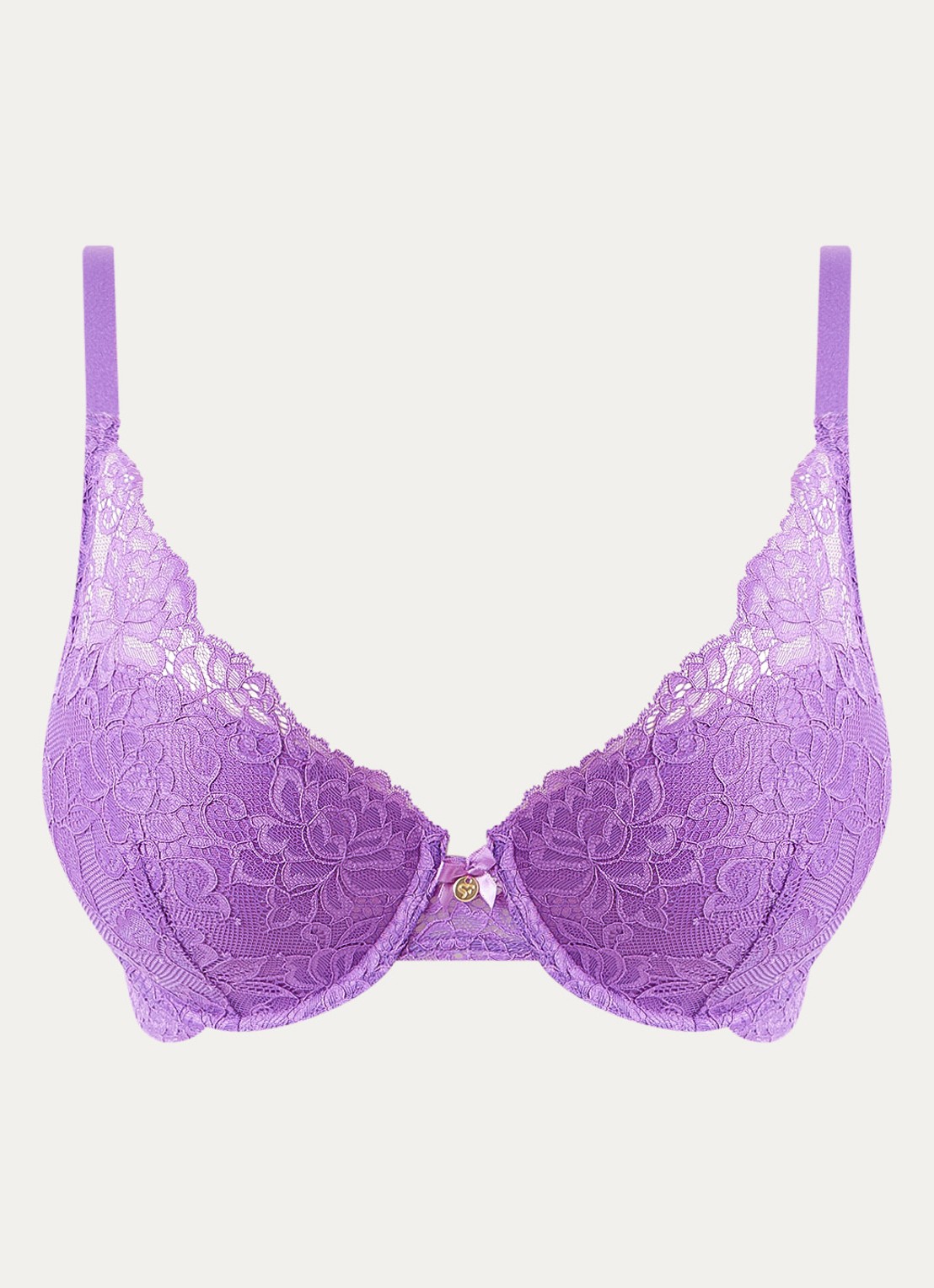 Sam Friday Demi push up bh met uitneembare vulling - voorkant violet