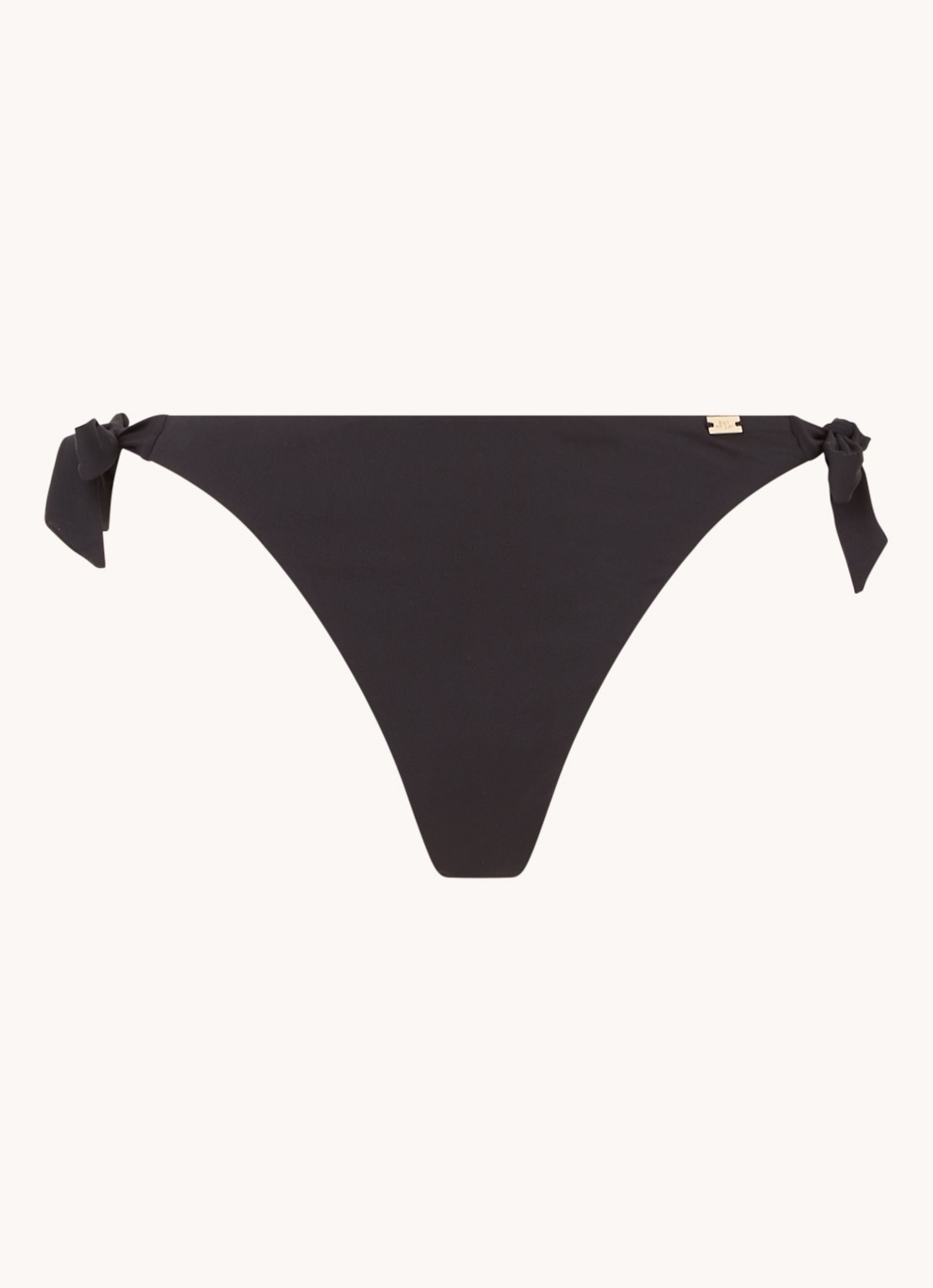 Sam Friday Ipanema brazilian bikinislip met gestrikt detail - voorkant 3 zwart