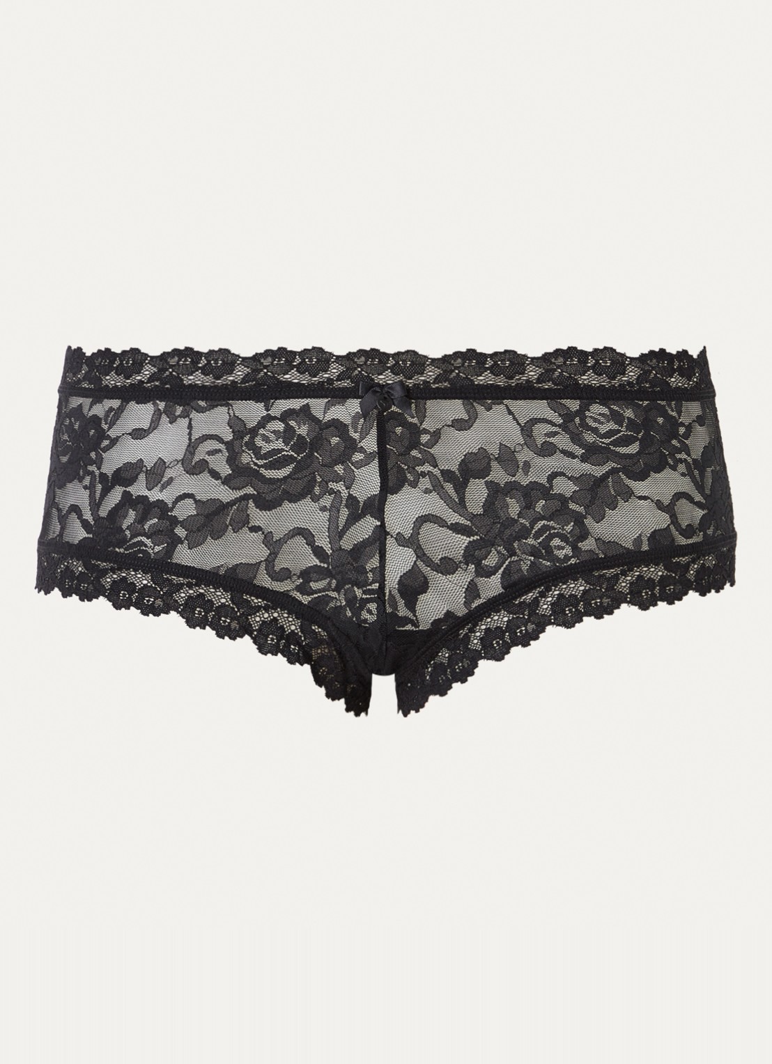 Sam Friday Lacey shorty van kant - voorkant 4 zwart