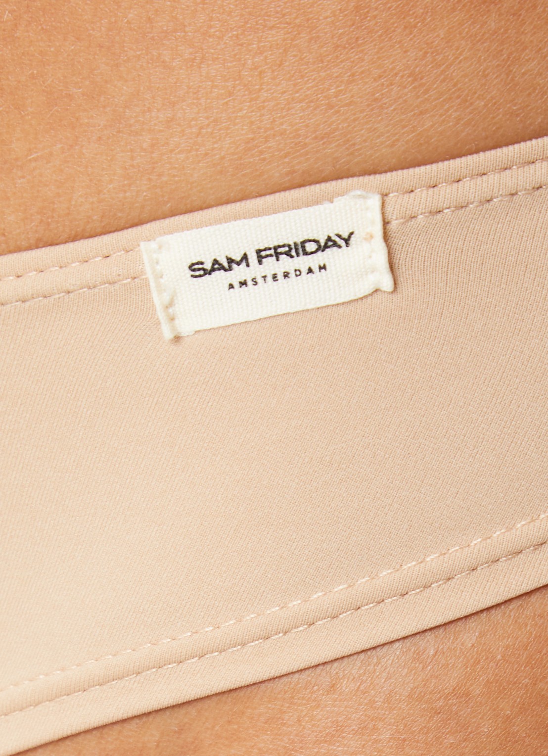 Sam Friday Liv hipster met logo - detail beige