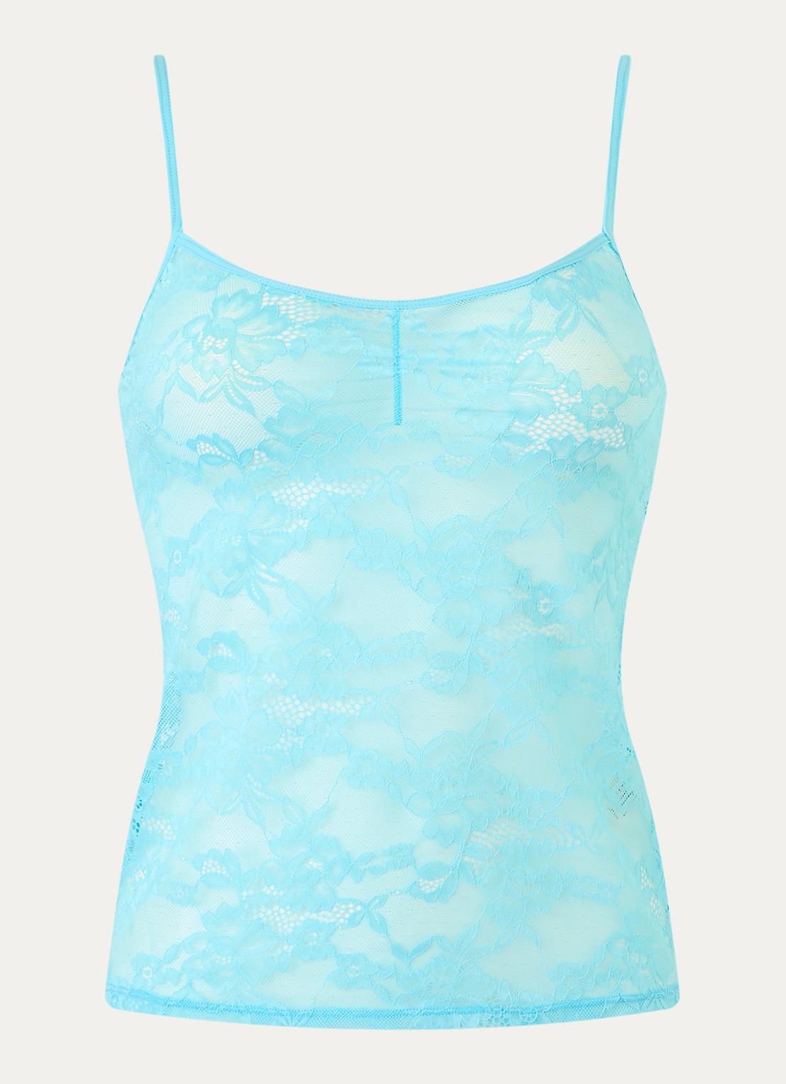 Sam Friday Myla tanktop van kant - voorkant 3 blauw