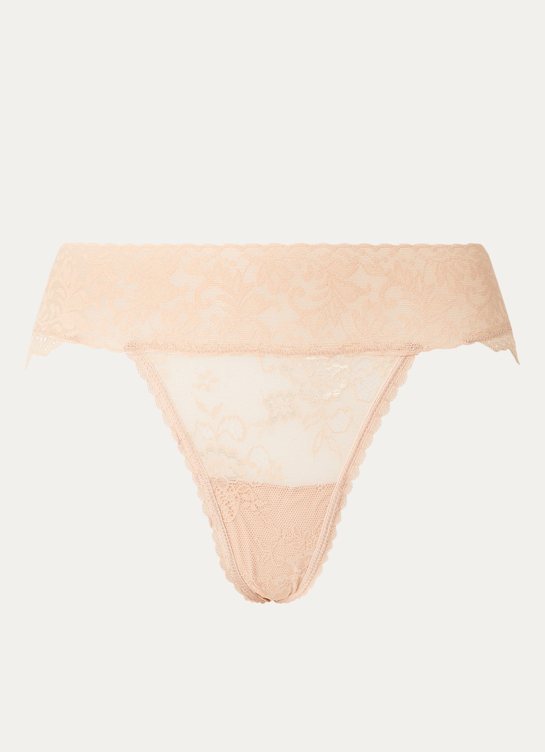 Sam Friday Pam slip van kant  - voorkant 2 zand