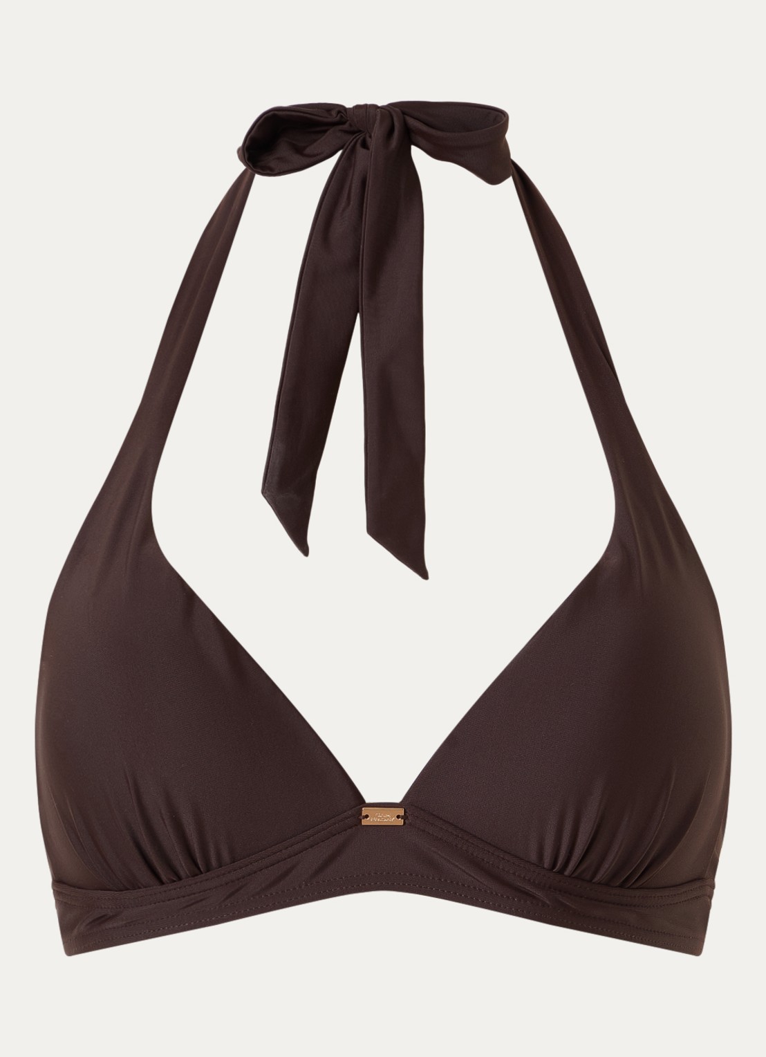 Sam Friday Sicily push-up triangel bikinitop  - voorkant donkerbruin