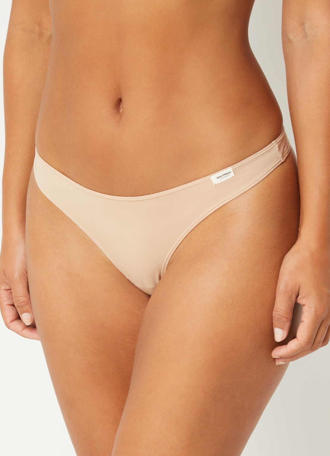 Sam Friday Skye string met logo - voorkant 2 beige