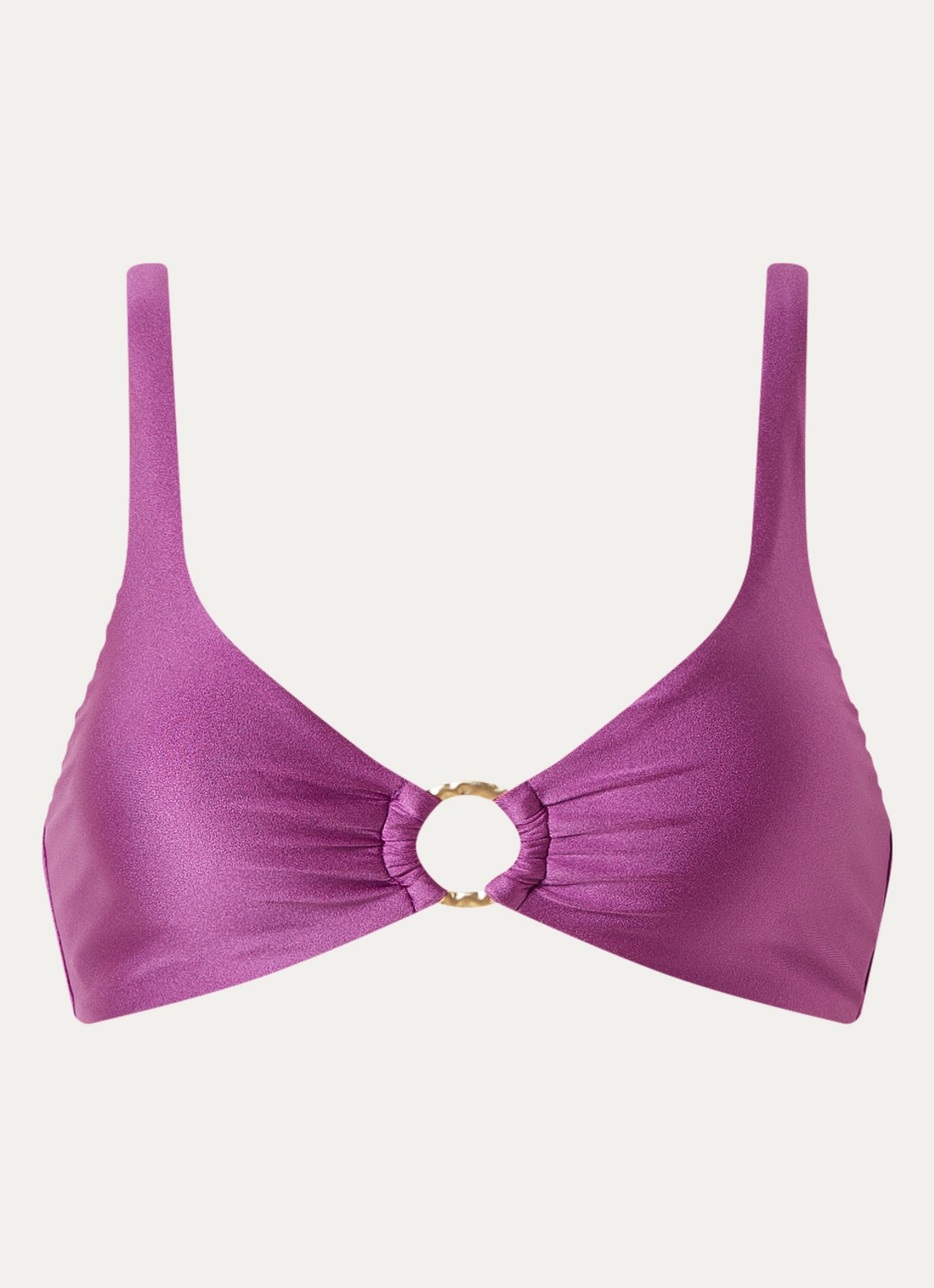 Sam Friday Swash bralette bikinitop met uitneembare vulling  - voorkant paars
