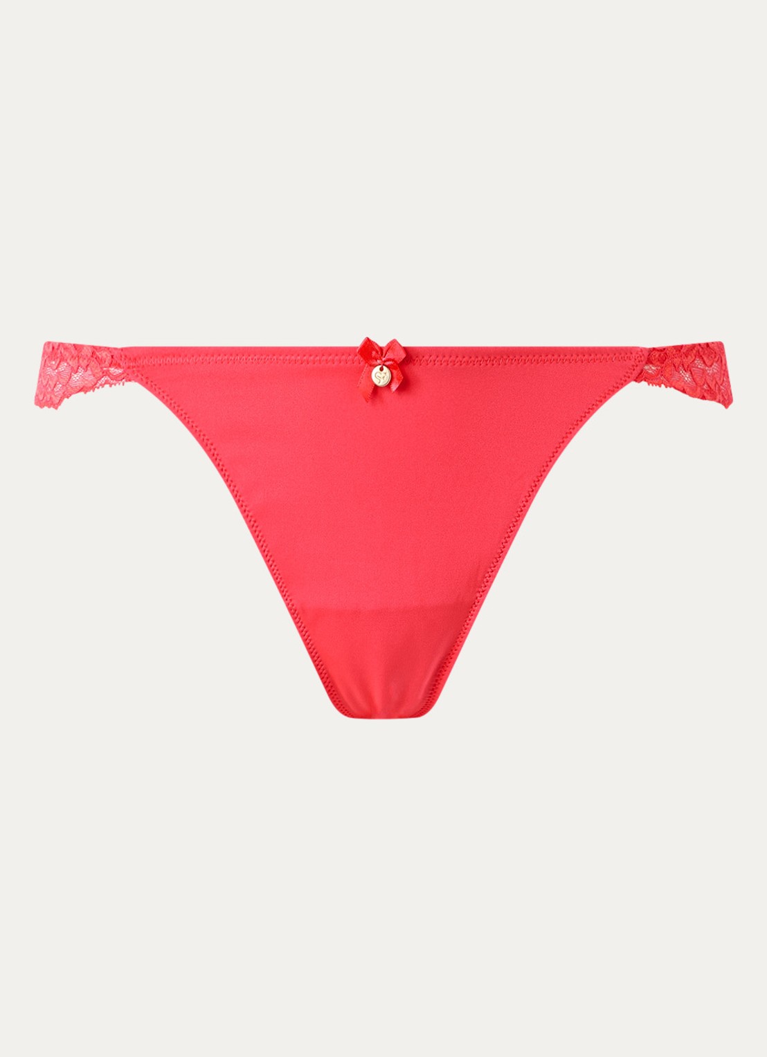 Sam Friday Tia string van kant - voorkant rood