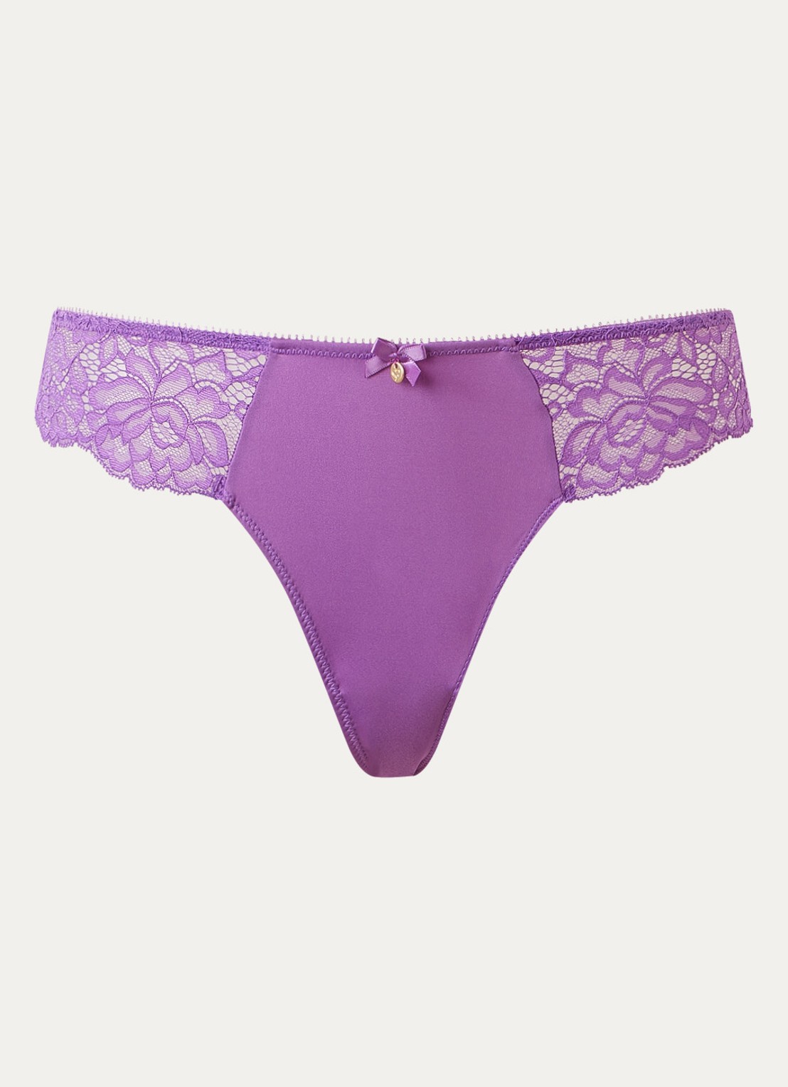 Sam Friday Vida tanga met kant - voorkant violet