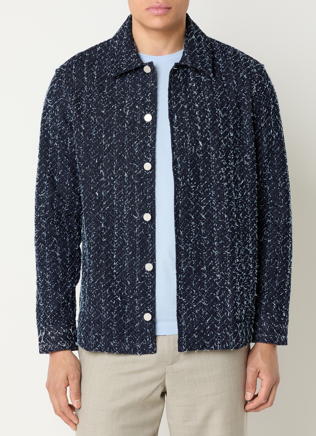 SAMSØE SAMSØE Castor overshirt van denim - detail 4 indigo