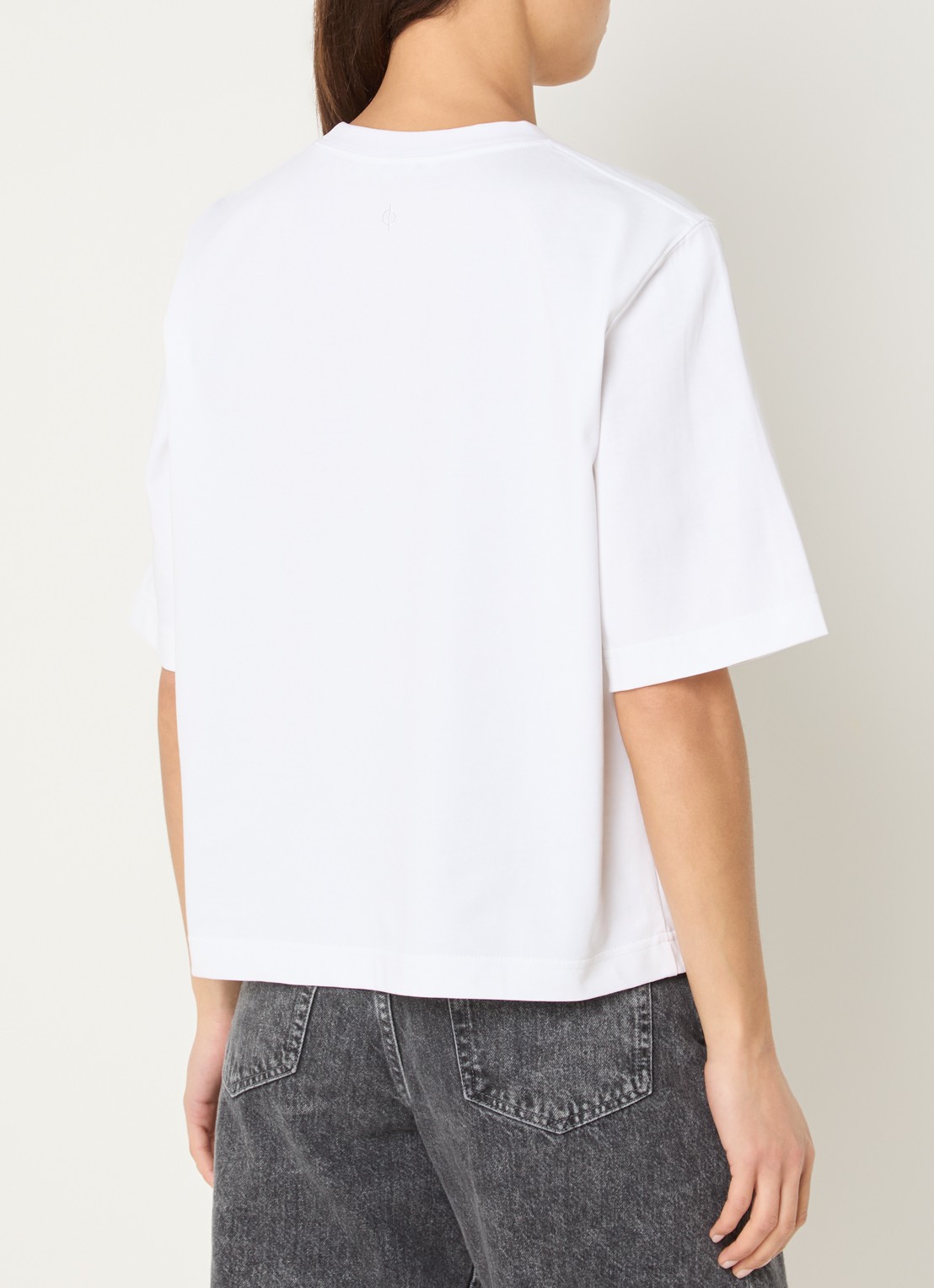 SAMSØE SAMSØE Saabby T-shirt  - achterkant wit