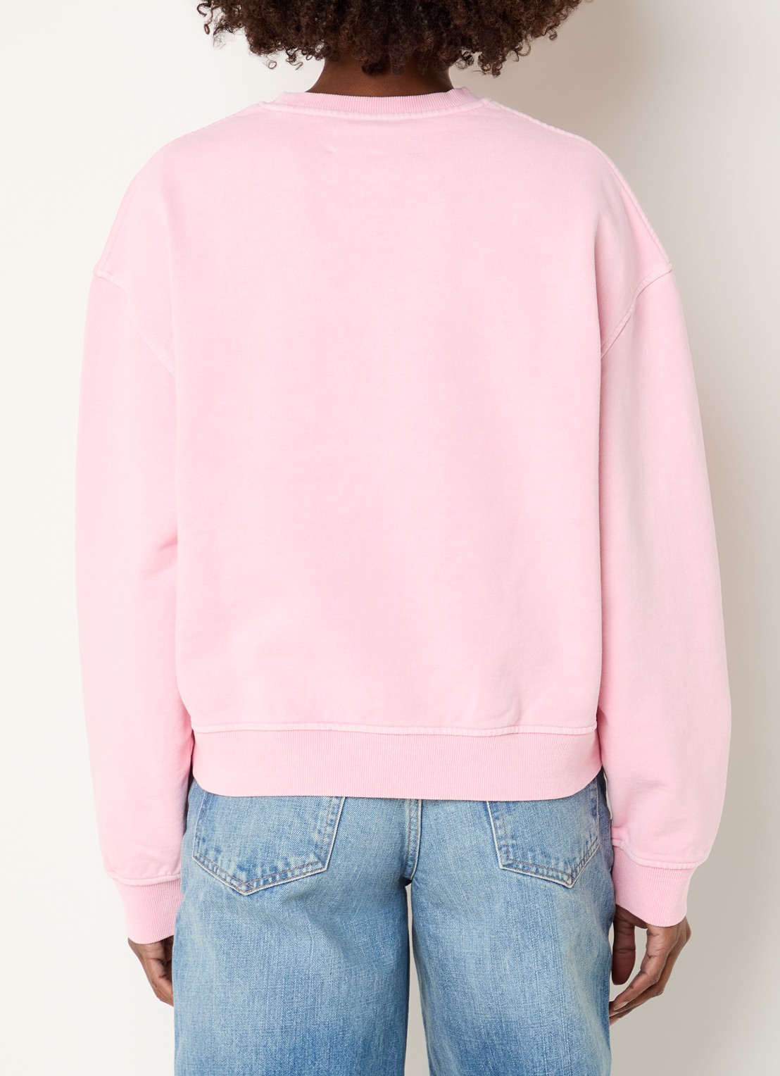SAMSØE SAMSØE Savan sweater met ronde hals - achterkant 4 roze