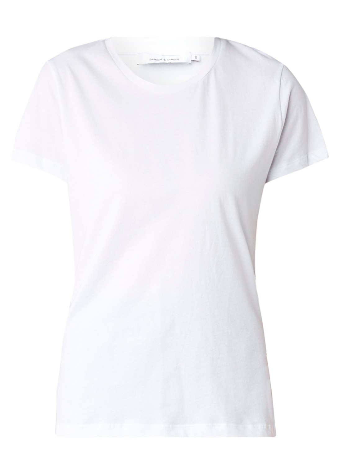 SAMSØE SAMSØE Solly T-shirt van katoen - voorkant wit