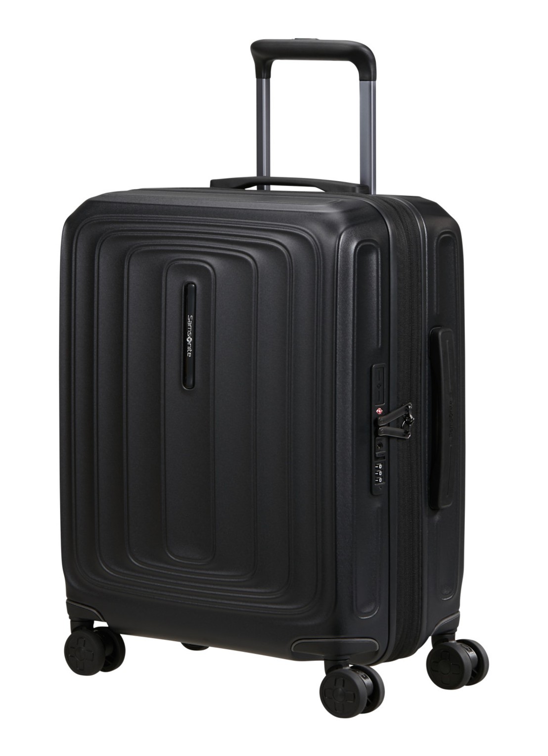 Samsonite 2Wander spinner 55 cm - voorkant 3 zwart