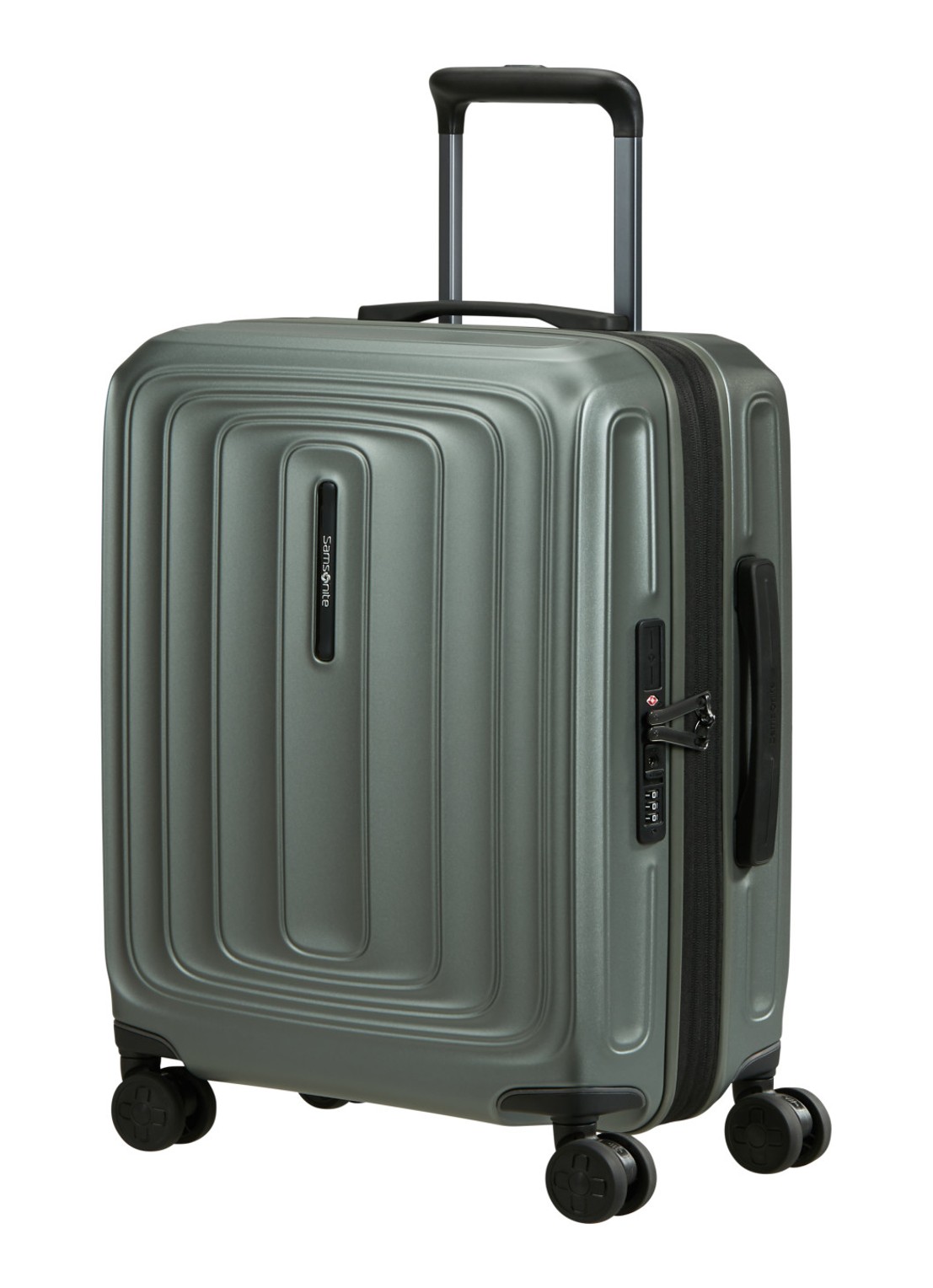 Samsonite 2Wander spinner 55 cm - voorkant 3 olijfgroen