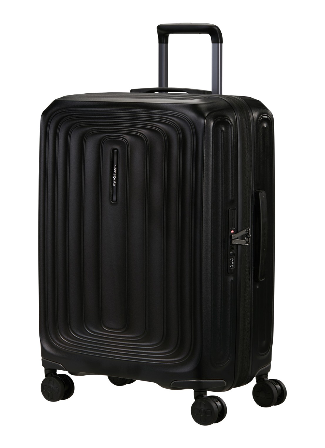 Samsonite 2Wander vergrootbare spinner 69 cm - voorkant 2 zwart