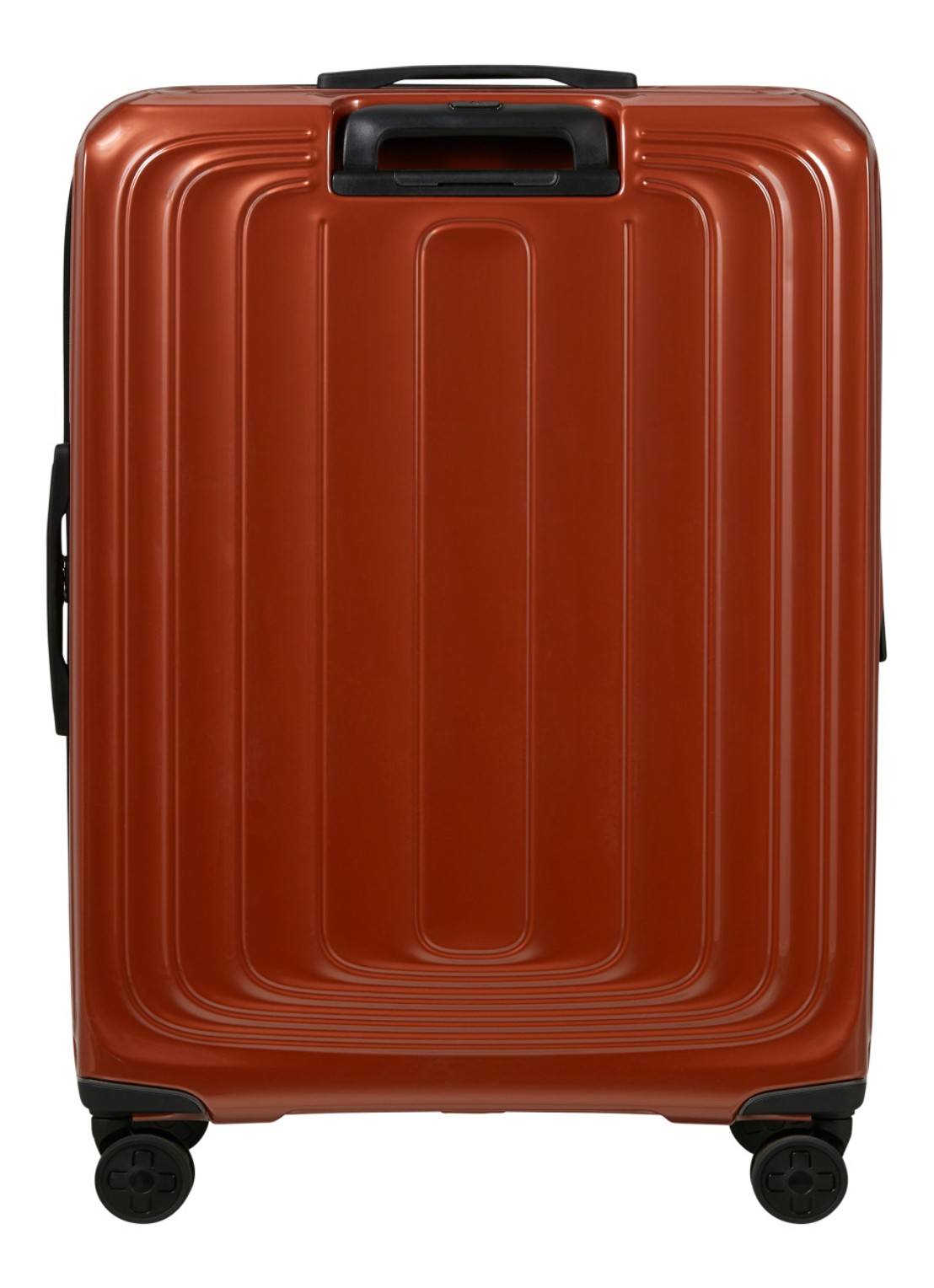 Samsonite 2Wander vergrootbare spinner 75 cm - achterkant roodbruin